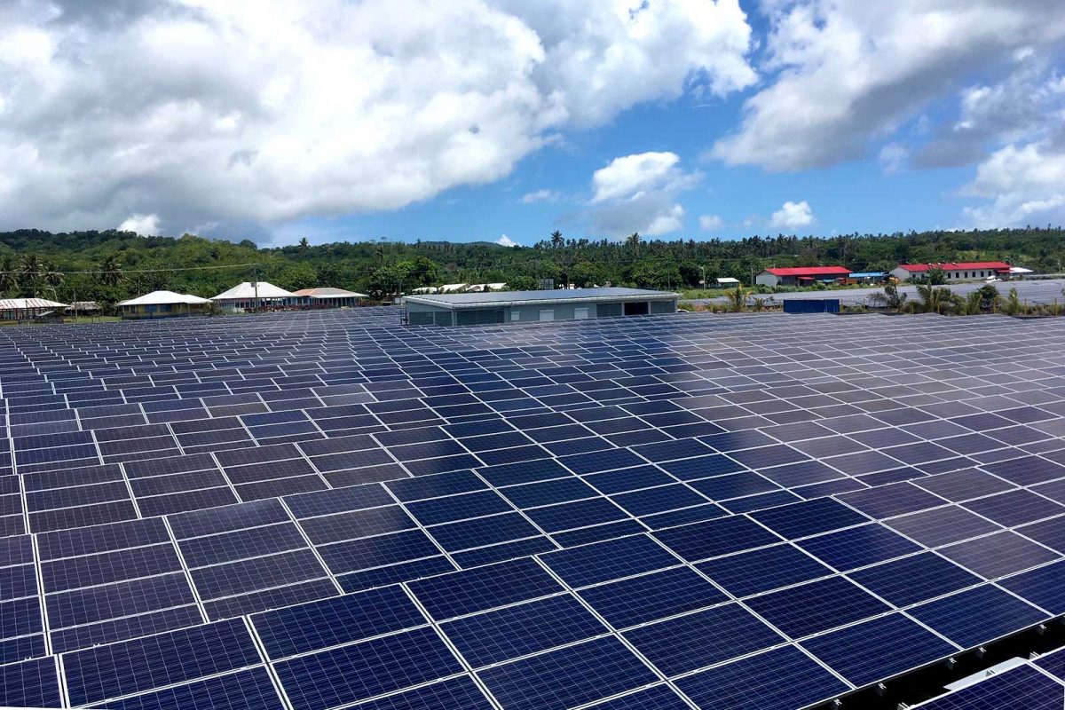 Utility scale grid-connect solar installation – Harelec Solar the solar ...